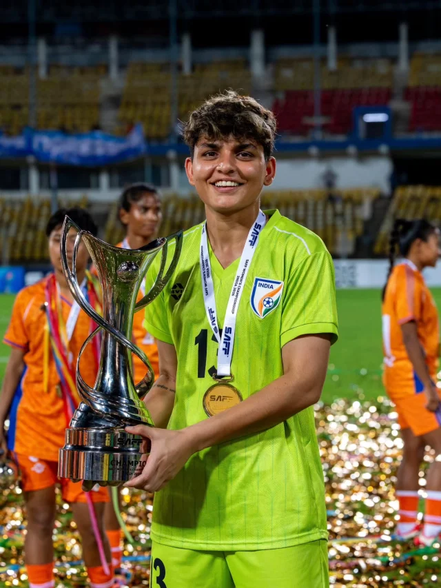 Congratulations to Shreya on becoming a SAFF Women's Championship 2026 winner with Team India. 💙✨A proud moment for the GKFC family.🎉

#GKFC #Malabarians #Indianfootball