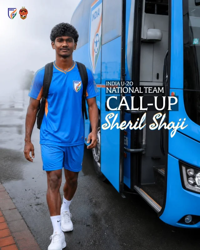 🇮🇳 A dream turned into reality!
After helping Kerala lift the Swami Vivekananda Men's U-20 National Football Championship trophy, Sheril Shaji has earned a call-up to the Indian U-20 National Team. 💙🔥
Congratulations, Sheril! The entire Malabarian family is proud of you.

#GKFC #Malabarians #Indianfootball