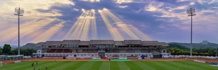 EMS Corporation Stadium with Malabarians fan stands
